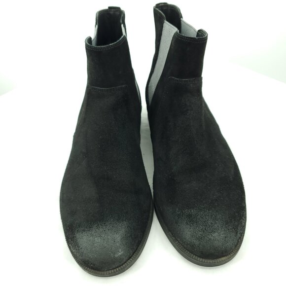 Vionic Alana Suede Comfort Ankle Boot with Arch Support 8.5 Black - Picture 6 of 12